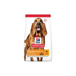 Hill's Science Plan Mature Adult 7+ Senior Light chien âgé au poulet 14 kg^ Croquettes