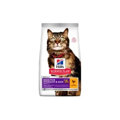 Hill's Science Plan Sensitive Stomach & Skin Adult 1,5 kg^ Croquettes Pour Chat