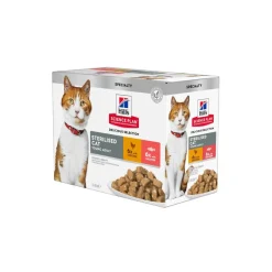 Hill's Science Plan Young Adult Sterilised 12x85 g^ Nourriture Humide