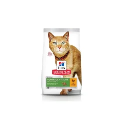 Hill's Science Plan Youthful Vitality Adult Mature 7+ avec du poulet 1,5 kg^ Croquettes Pour Chat