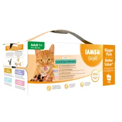 IAMS Delights Adult 48 x 85 g 48x85 g^ Nourriture Humide