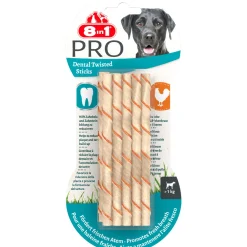 8in1 Delights Pro Dental Twisted Sticks 10 pcs^ Soins Dentaires|Friandises