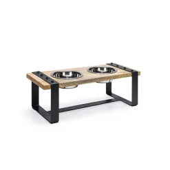 Karlie Designed by Lotte Set de dîner Karinto en bois 350 ml^ Gamelles À Nourriture