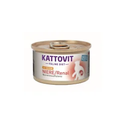 KATTOVIT Feline Diet Reins/Renal Poulet 12x85 g^ Régime Rénal|Nourriture Humide