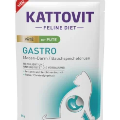 KATTOVIT Nourriture humide Feline Diet pour chat Gastro Adult Paté 10 x 85 g Dinde^ Nourriture Humide|Alimentation Diététique