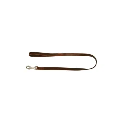 Kerbl Laisse VEGAS marron, boucle ouvrable, 22 mm, 240 cm^ Laisses