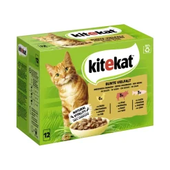 Kitekat Multipack Menu Gourmand en sauce 12x85 g^ Nourriture Humide
