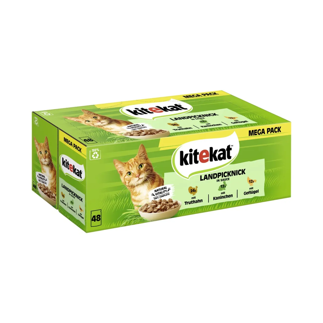 Kitekat Multipack Pique-nique à la campagne en sauce 48x85 g^ Nourriture