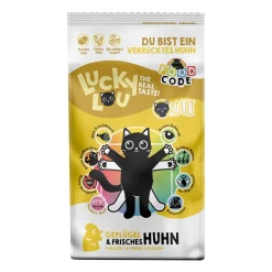 Lucky Lou Food Code Adult Poulet & volaille 340 g^ Croquettes Pour Chat