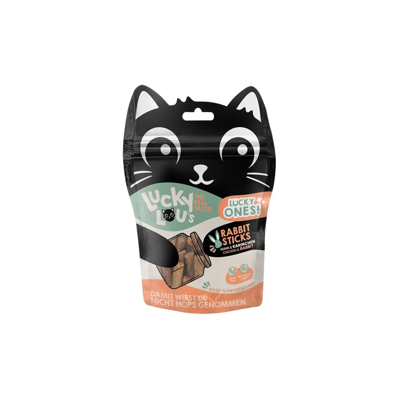 Lucky Lou Lucky Ones Bâtonnets 8 x 50 g Poulet et lapin^ Friandises