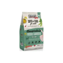 MAC's Macs Cat Adult Monoprotéine Lapin 1.5kg^ Croquettes Pour Chat
