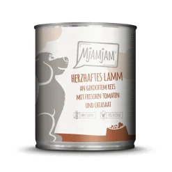 MjAMjAM Nourriture humide chien adulte agneau savoureux 6x800 g^ Nourriture Humide