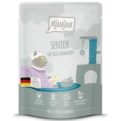 MjAMjAM Nourriture humide chat Senior Quetchie DUO de canard tendre et lapin 6 x 300 g Poulet 6x300 g^ Nourriture Humide
