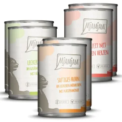 MjAMjAM nourriture humide pour chat adulte, pack mixte 6x400 g Pack mix 1^ Nourriture Humide