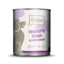 MjAMjAM 6x800 g Dinde et petites carottes 6x800 g^ Nourriture Humide