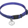 MORE Collier chat Royal coton bleu^ Colliers