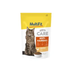 MultiFit Care nourriture sèche pour chat, Adulte, Anti-boules de poils, Poulet 750 g^ Croquettes Pour Chat