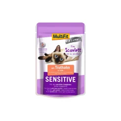 MultiFit It’s Me Scarlett Sensitive au dindon 24x85 g^ Nourriture Humide