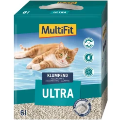 MultiFit Litière agglomérante Ultra 6 l^ Litière Pour Chat