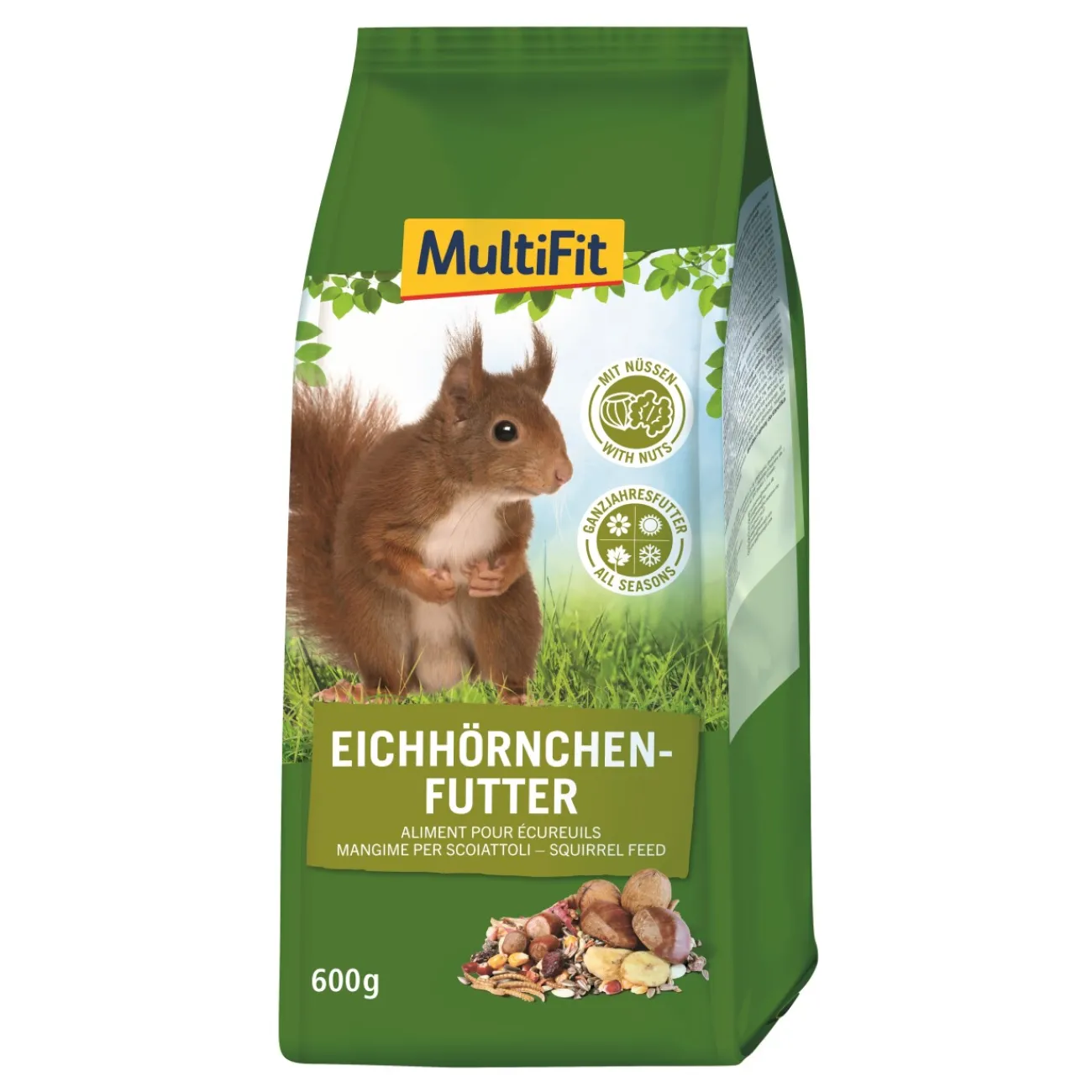 MultiFit Nourriture pour écureuils 600 g^ Nourriture Supplémentaire