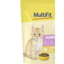 MultiFit nourriture sèche pour chat, junior, poulet 1 kg^ Croquettes Pour Chat|Nourriture