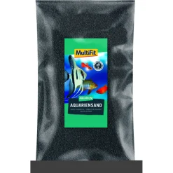 MultiFit Sable d’aquarium noir 0,5 - 0,6 mm 5 kg^ Substrat