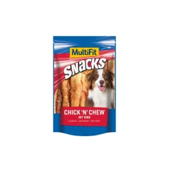 MultiFit Snacks Chick 'n' Chew au bœuf 2x100 g^ Friandises