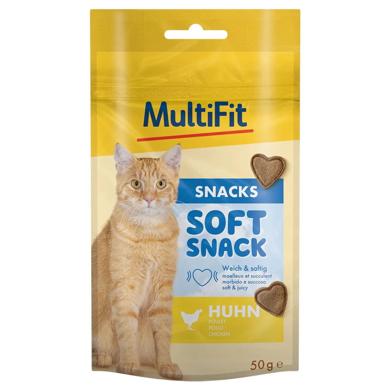 MultiFit Soft Snack 7x50 g Poulet^ Friandises
