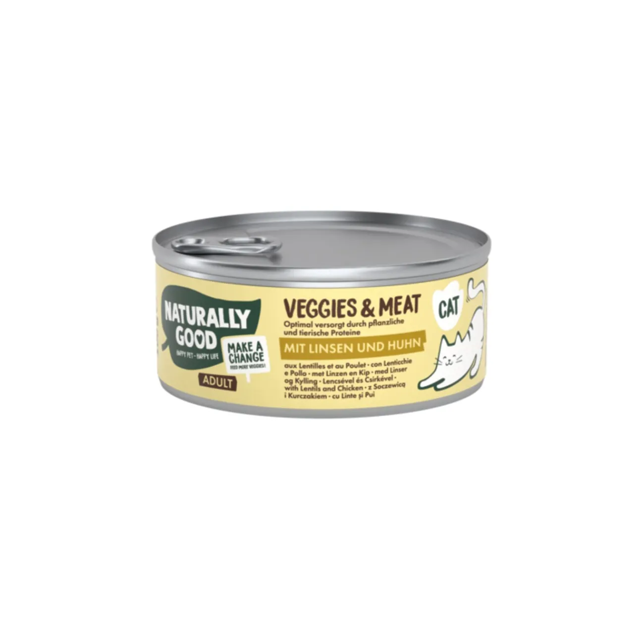 Naturally Good Veggies & Meat 12 x 100 g Lentilles et poulet^ Nourriture Humide