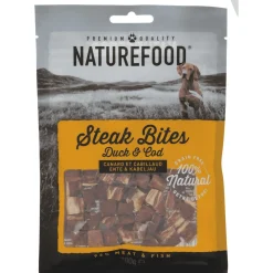 NATUREFOOD Steak Bites 3x100 g Canard^ Friandises|Nourriture