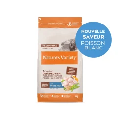 Nature's Variety Healthy Grains Med/Max Poissons Blancs 3 kg^ Croquettes