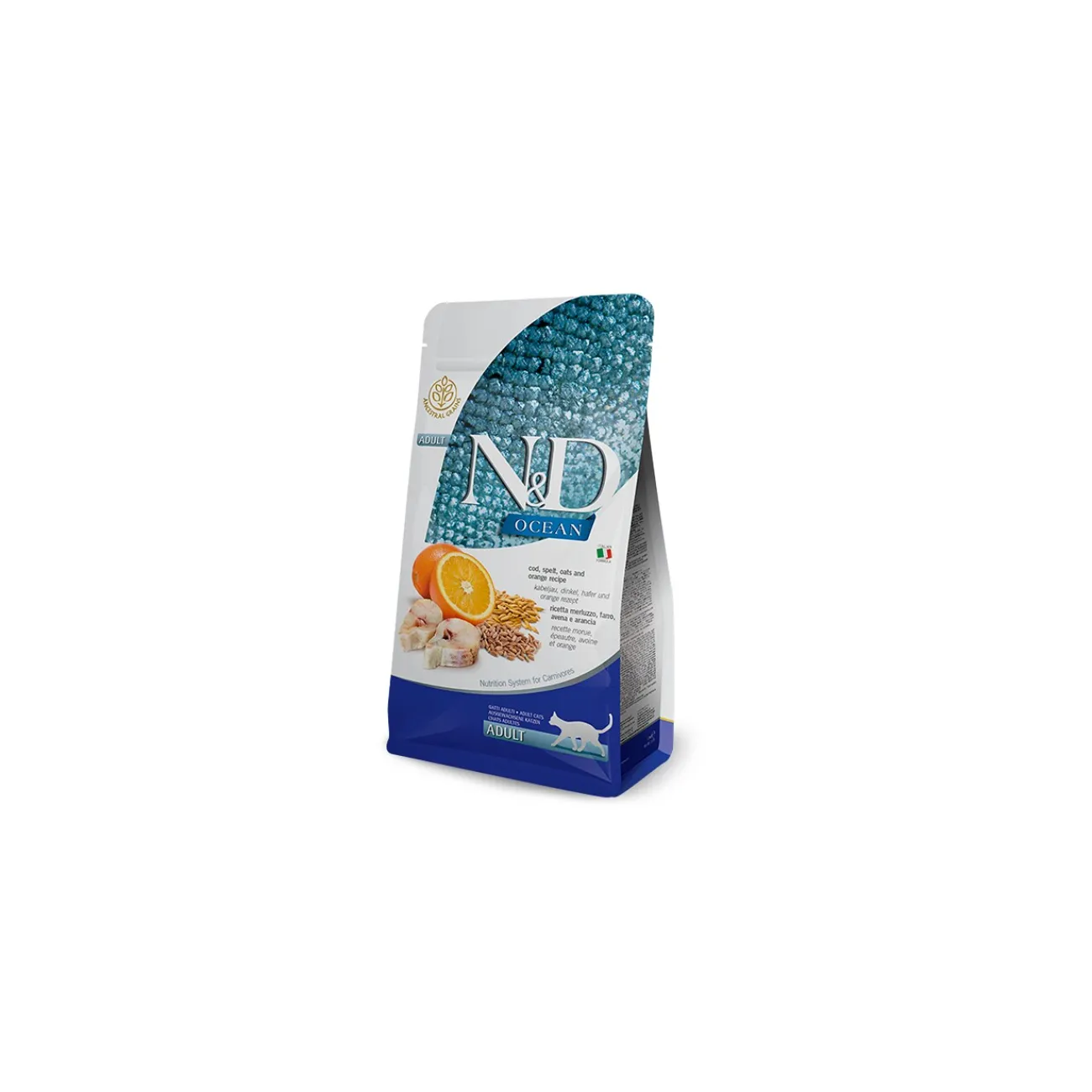 N&D Farmina Ocean Adult Cabillaud 1,5 kg^ Croquettes Pour Chat