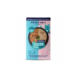 Nourriture humide chat adulte menu sauces Multipack saumon, thon 6x70g^ Nourriture Humide