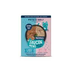 Nourriture humide pour chat adulte , menu en sauce multipack 6x70 g^ Nourriture Humide