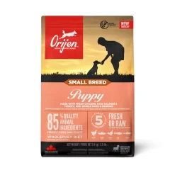 Orijen Small Breed Puppy Poulet, dinde & poisson 1,8 kg^ Croquettes|Nourriture