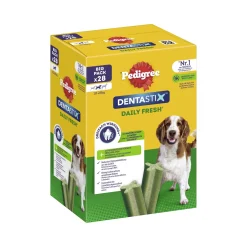 Pedigree Dentastix Fresh Bâtonnets hygiène bucco-dentaire pour moyen chien 28 pcs 720 g^ Soins Dentaires|Friandises