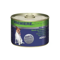 PREMIERE Best Meat Adult Lapins 6x185 g^ Nourriture Humide