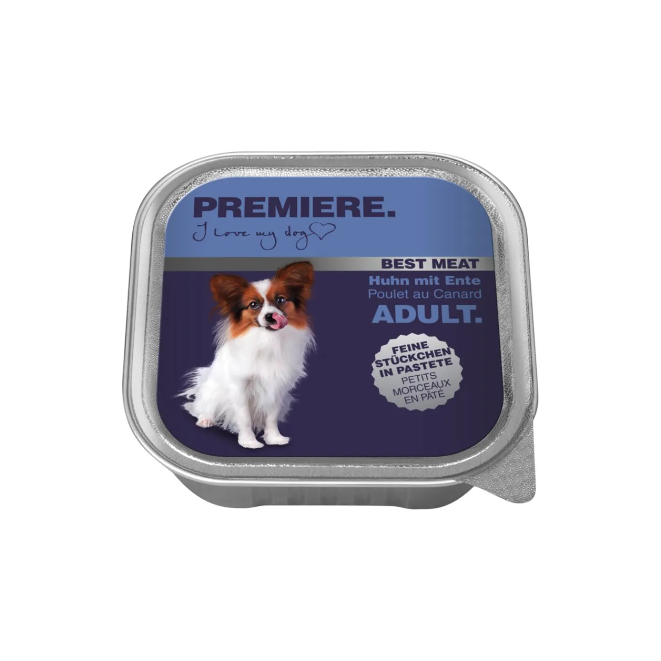 PREMIERE Best Meat Adult Canard et poulet 16x100 g^ Nourriture Humide