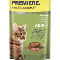 PREMIERE cats love nature Deluxe Ragout Avec du poulet 24x100 g^ Nourriture Humide