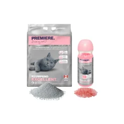 PREMIERE Excellent Litière agglomérante Poudre pour bébé 12 kg au désodorisant^ Litière Pour Chat