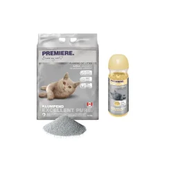 PREMIERE Litière agglomérante Excellent Vanille Pure 12 kg au désodorisant^ Accessoires Litière|Litière Pour Chat