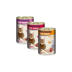 PREMIERE Meat Menu Adulte pack mix 6x400 g Pack mix 1^ Nourriture Humide
