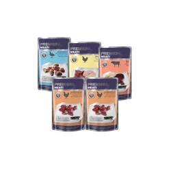 PREMIERE Meat Menu Adulte Pouch pack mix 5x500 g^ Nourriture Humide