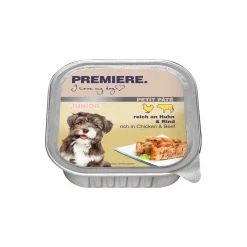 PREMIERE Petit Pâté Junior Volaille et bœuf 11x150 g^ Nourriture Humide|Nourriture