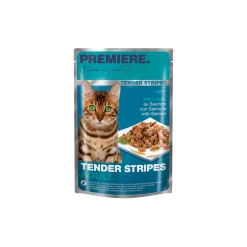 PREMIERE Tender Stripes Saumon 28x85 g^ Nourriture Humide