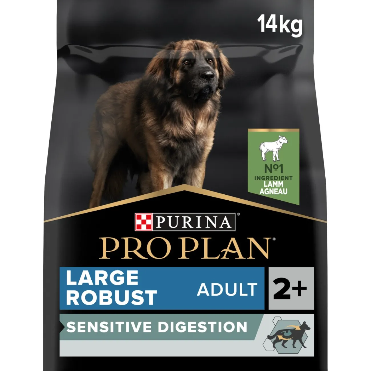 PRO PLAN Adult Large Robust Sensitive Digestion à l’agneau 14 kg^ Croquettes