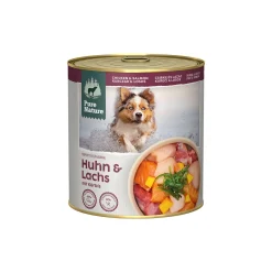 Pure Nature Adult 6x800 g Saumon et poulet^ Nourriture Humide