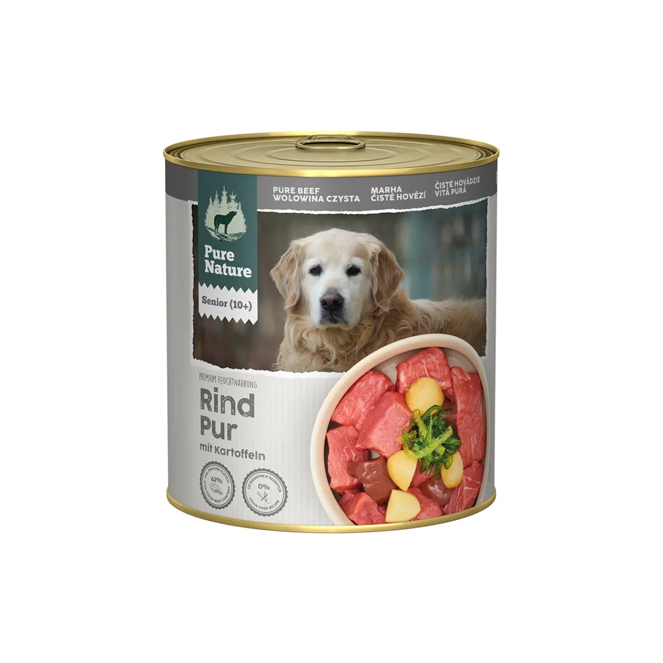 Pure Nature Senior Bœuf Pur 6x800 g^ Nourriture Humide