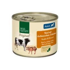 REAL NATURE Adult Bœuf et jambon ital. 6x200 g^ Nourriture Humide