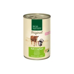 REAL NATURE Kitten veau et volaille à l’huile de saumon 6x400 g^ Nourriture Humide|Nourriture